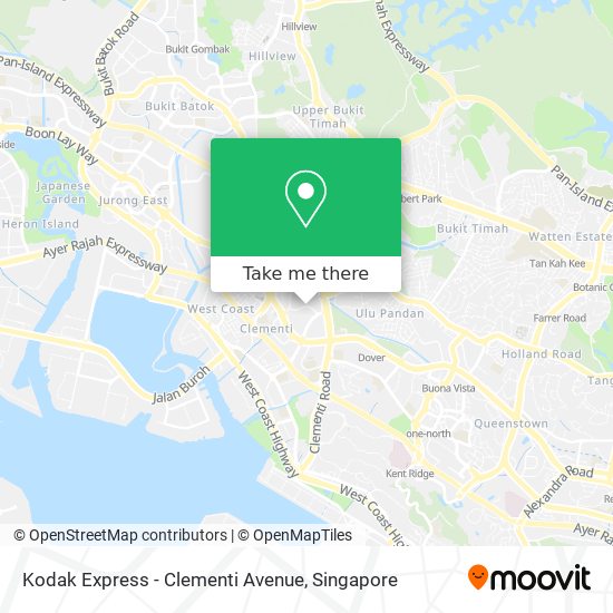 Kodak Express - Clementi Avenue地图