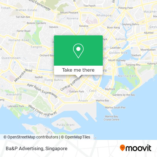 Ba&P Advertising map