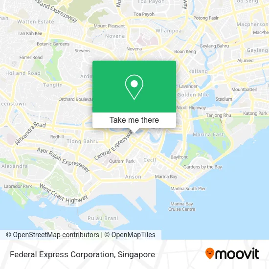 Federal Express Corporation map