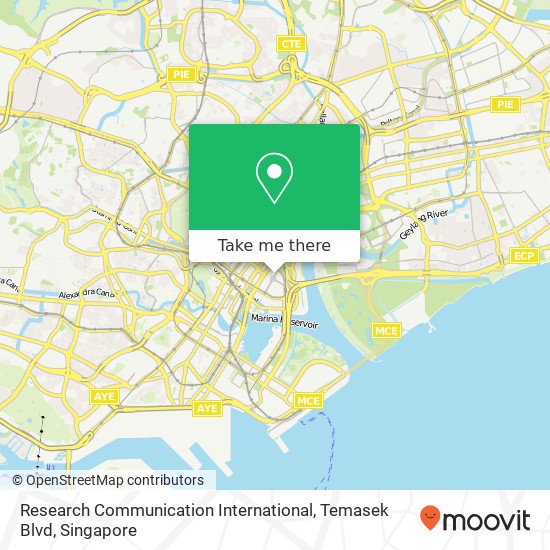 Research Communication International, Temasek Blvd map