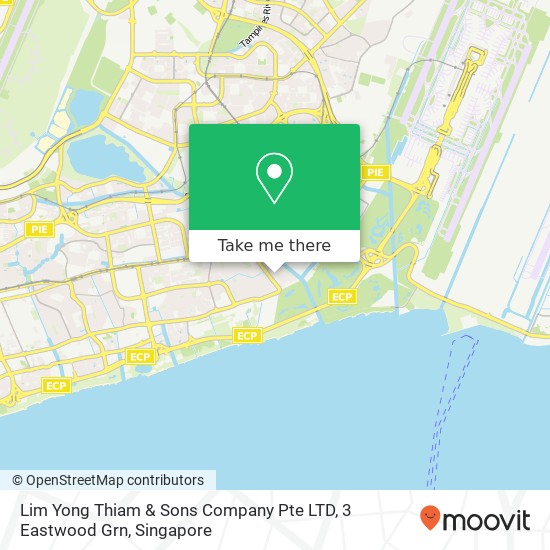 Lim Yong Thiam & Sons Company Pte LTD, 3 Eastwood Grn地图