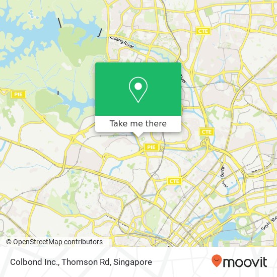 Colbond Inc., Thomson Rd map