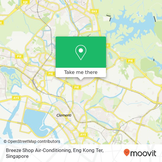 Breeze Shop Air-Conditioning, Eng Kong Ter map