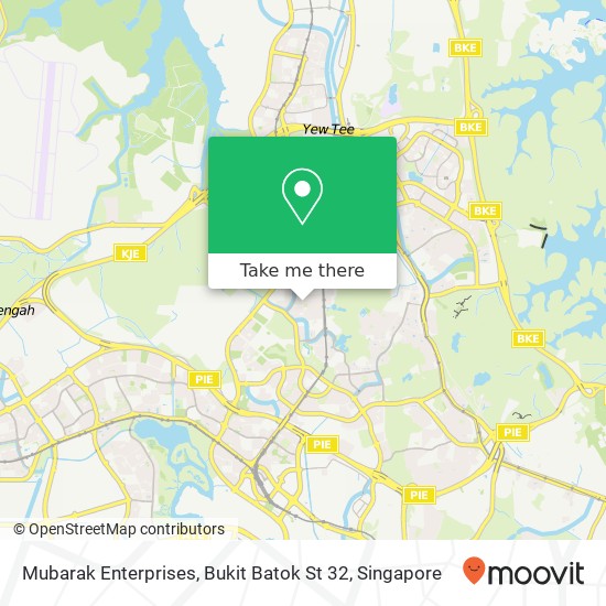 Mubarak Enterprises, Bukit Batok St 32 map