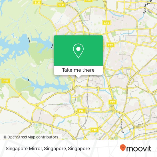 Singapore Mirror, Singapore map