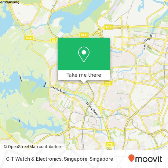 C-T Watch & Electronics, Singapore地图