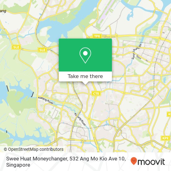 Swee Huat Moneychanger, 532 Ang Mo Kio Ave 10地图