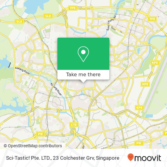 Sci-Tastic! Pte. LTD., 23 Colchester Grv map
