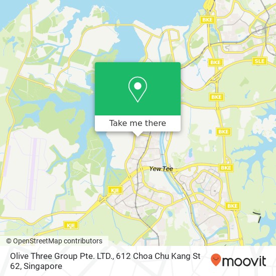 Olive Three Group Pte. LTD., 612 Choa Chu Kang St 62 map