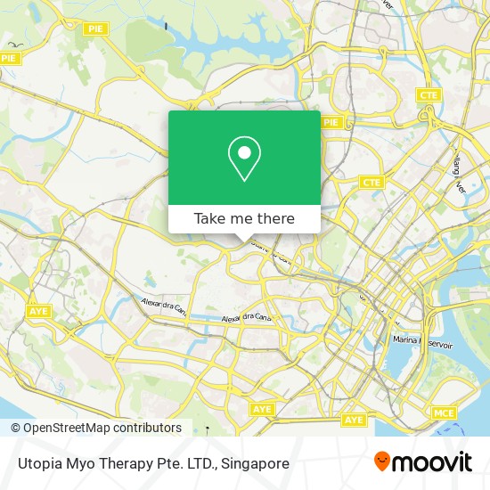 Utopia Myo Therapy Pte. LTD. map