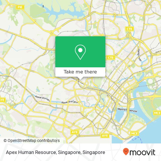 Apex Human Resource, Singapore map