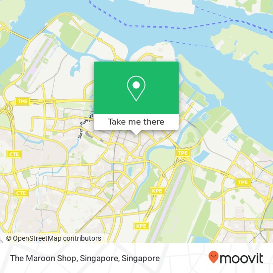 The Maroon Shop, Singapore map