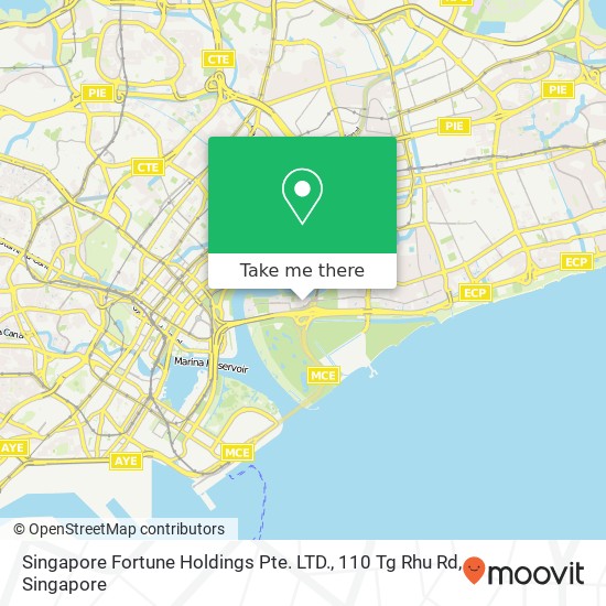 Singapore Fortune Holdings Pte. LTD., 110 Tg Rhu Rd map
