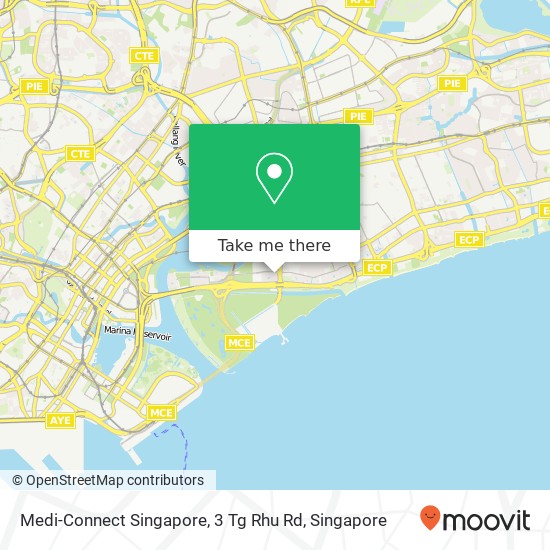Medi-Connect Singapore, 3 Tg Rhu Rd地图