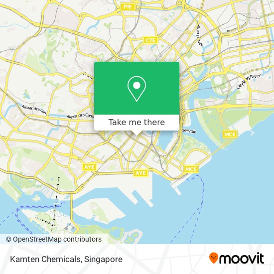 Kamten Chemicals map