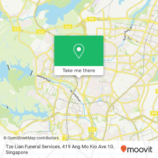 Tze Lian Funeral Services, 419 Ang Mo Kio Ave 10 map