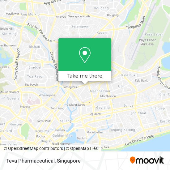 Teva Pharmaceutical map