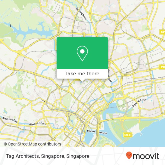 Tag Architects, Singapore map