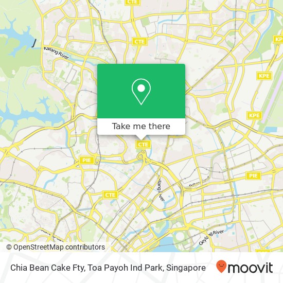 Chia Bean Cake Fty, Toa Payoh Ind Park map