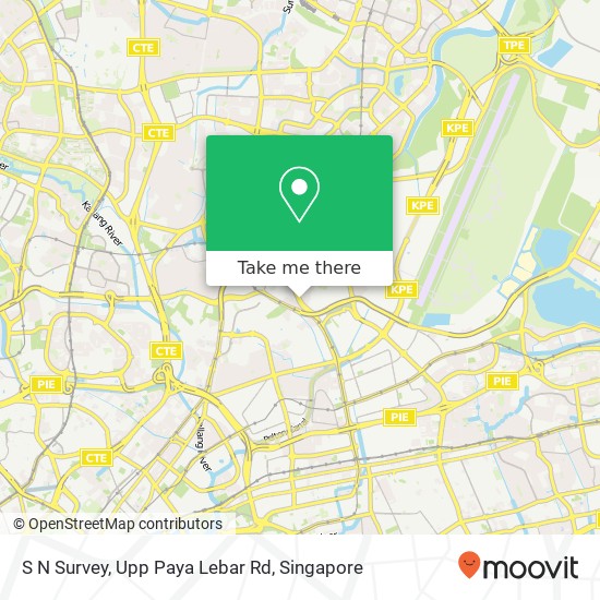 S N Survey, Upp Paya Lebar Rd地图