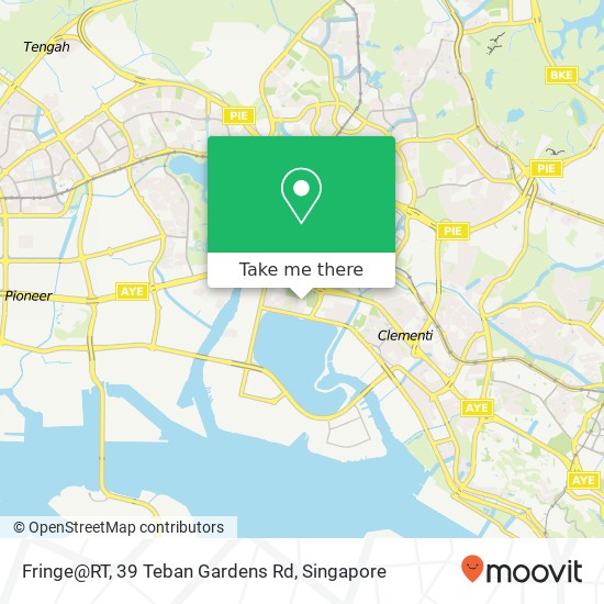 Fringe@RT, 39 Teban Gardens Rd地图