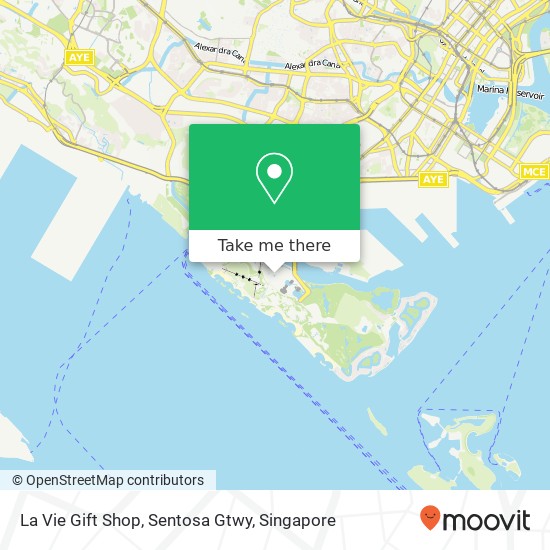 La Vie Gift Shop, Sentosa Gtwy地图