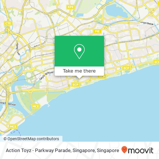 Action Toyz - Parkway Parade, Singapore map