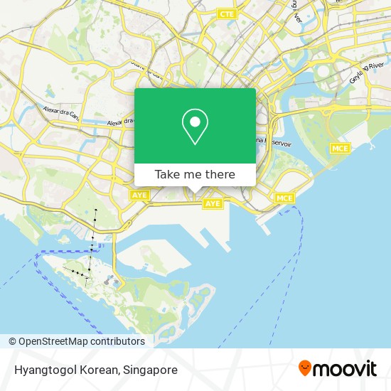 Hyangtogol Korean map