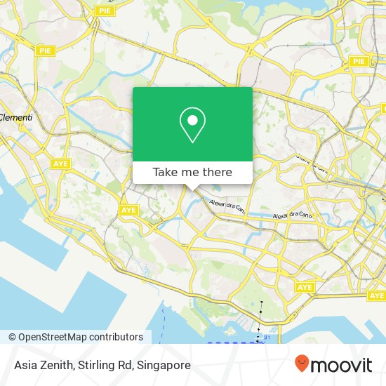 Asia Zenith, Stirling Rd map