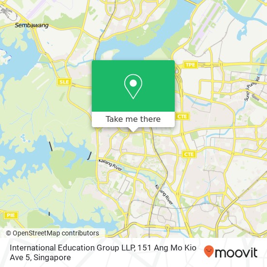 International Education Group LLP, 151 Ang Mo Kio Ave 5 map