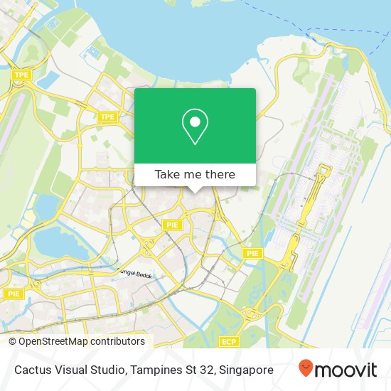 Cactus Visual Studio, Tampines St 32 map