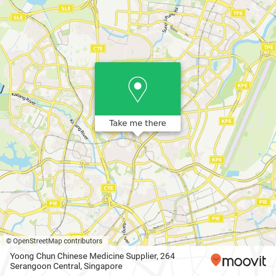 Yoong Chun Chinese Medicine Supplier, 264 Serangoon Central map