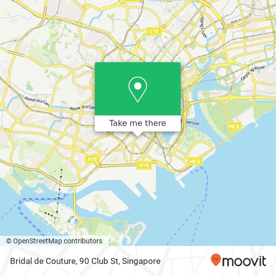 Bridal de Couture, 90 Club St map