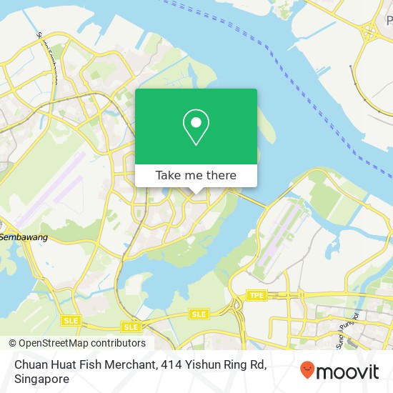 Chuan Huat Fish Merchant, 414 Yishun Ring Rd地图