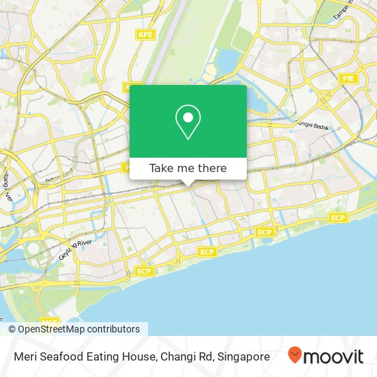 Meri Seafood Eating House, Changi Rd map