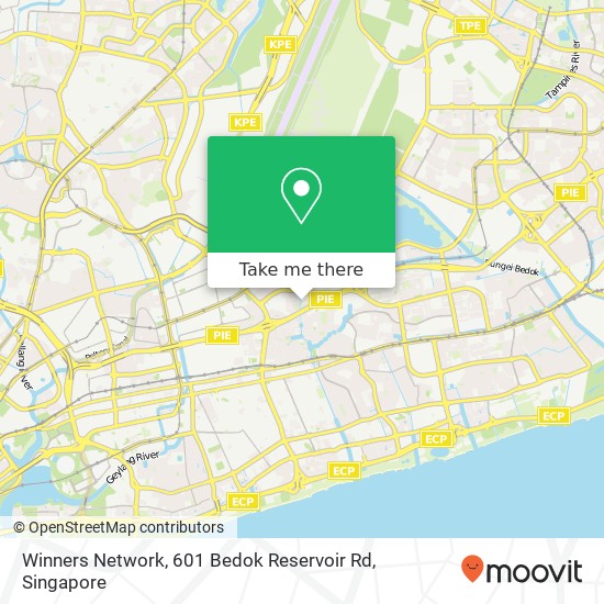 Winners Network, 601 Bedok Reservoir Rd map