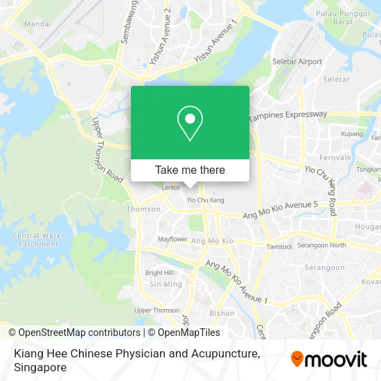 Kiang Hee Chinese Physician and Acupuncture map