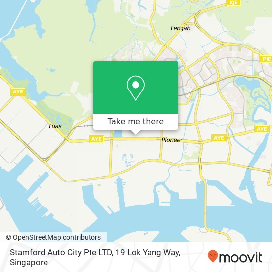 Stamford Auto City Pte LTD, 19 Lok Yang Way地图