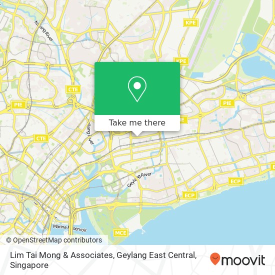 Lim Tai Mong & Associates, Geylang East Central map