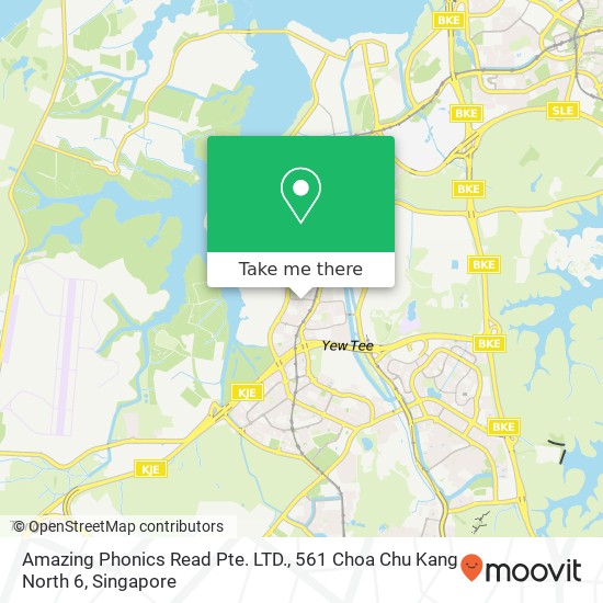 Amazing Phonics Read Pte. LTD., 561 Choa Chu Kang North 6地图