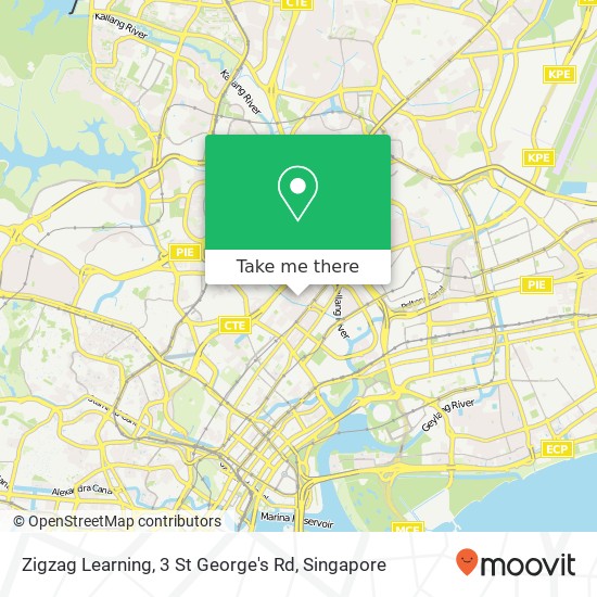 Zigzag Learning, 3 St George's Rd map