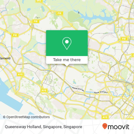 Queensway Holland, Singapore map