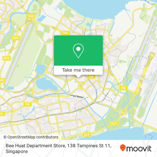 Bee Huat Department Store, 138 Tampines St 11地图