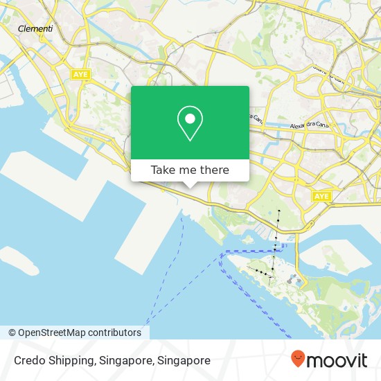 Credo Shipping, Singapore map