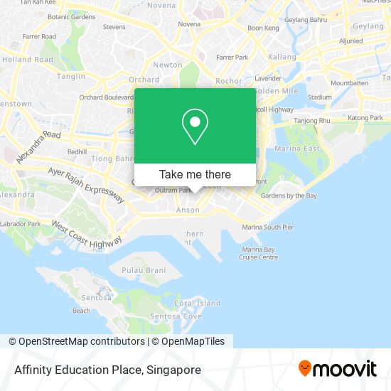 Affinity Education Place map