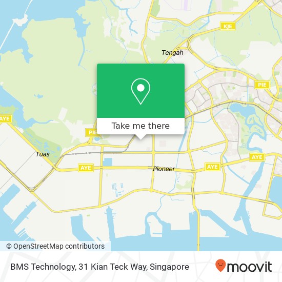 BMS Technology, 31 Kian Teck Way map