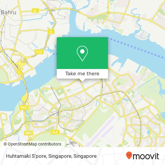Huhtamaki S'pore, Singapore map