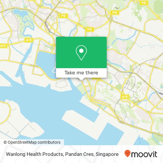 Wanlong Health Products, Pandan Cres map