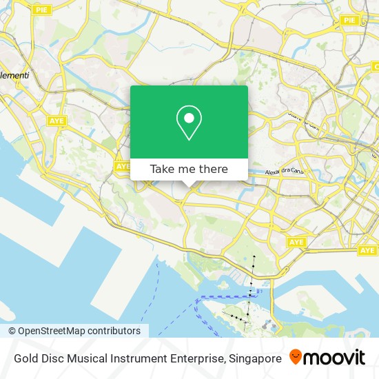 Gold Disc Musical Instrument Enterprise map