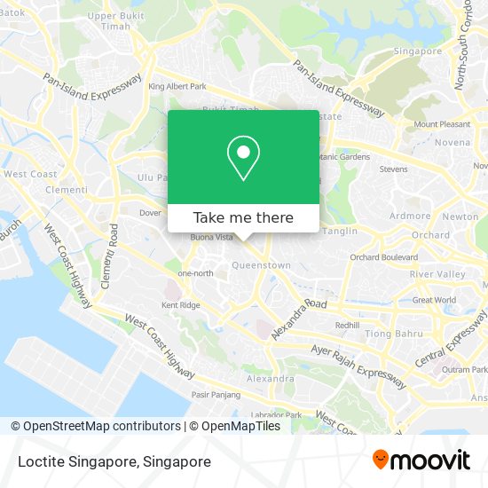 Loctite Singapore map